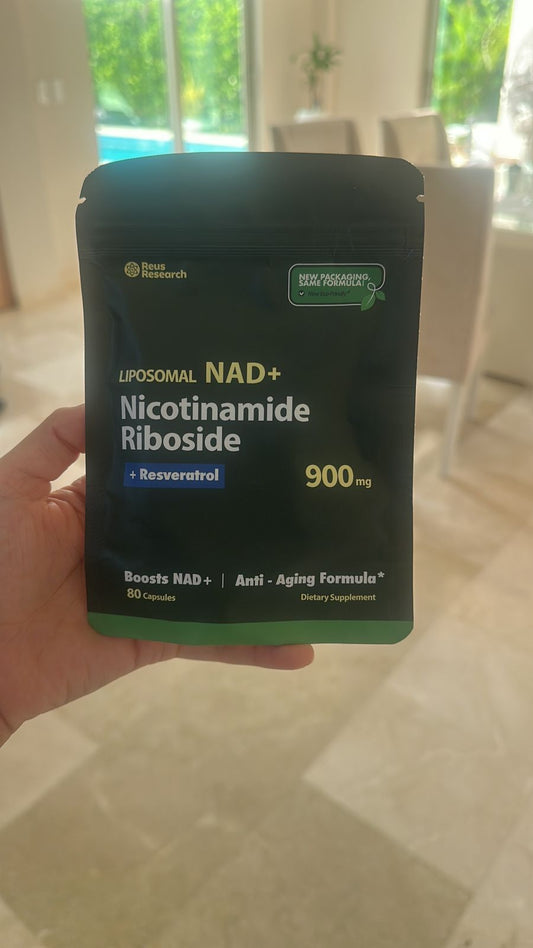 NAD + Resveratrol  900 mg / 80 cápsulas